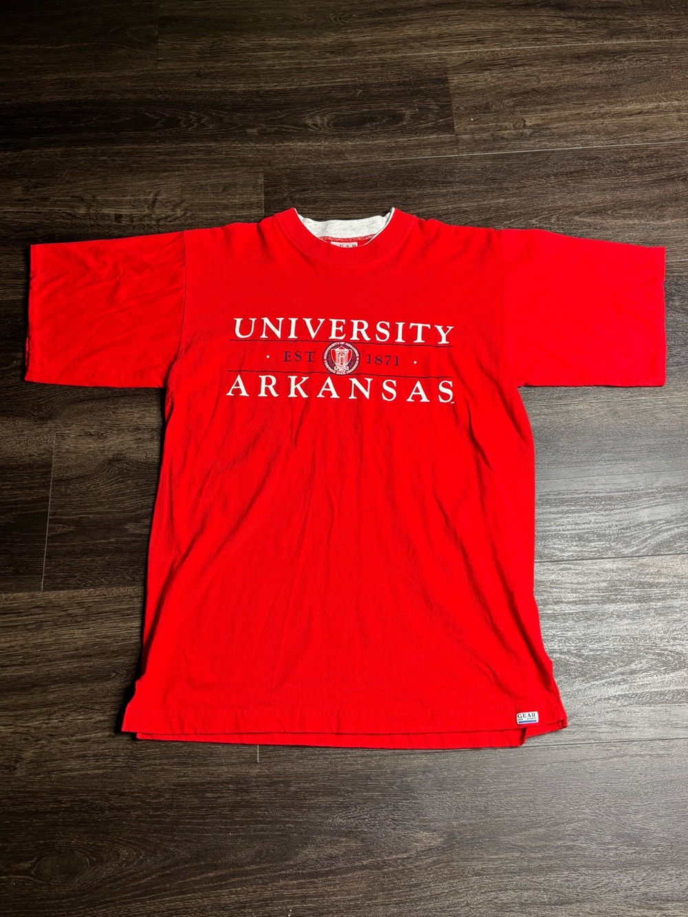 Vintage Gear For Sports University Of Arkansas College Tshirt Size XL